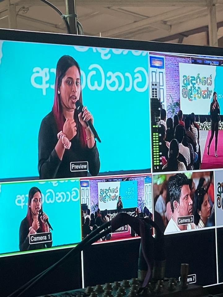 Multi-camera Live Streaming Control Screen